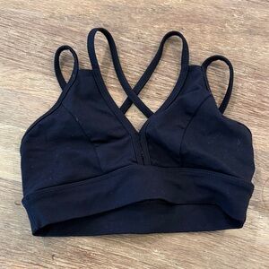 Kids Black Strappy Dance Costume